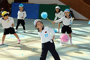 リズムフェスティバル園内予行　年中Bチーム