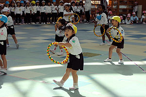 リズムフェスティバル園内予行　年中Bチーム