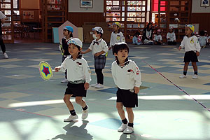 リズムフェスティバル園内予行　年中Bチーム