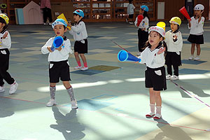 リズムフェスティバル園内予行　年中Bチーム