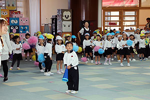 リズムフェスティバル園内予行　年中Bチーム