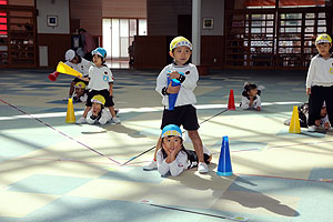 リズムフェスティバル園内予行　年中Bチーム