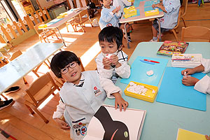 大きなバースデーケーキ　うさぎ