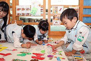 大きなバースデーケーキ　うさぎ