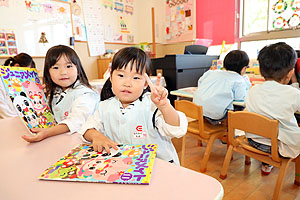 名前の練習頑張っています　ことり