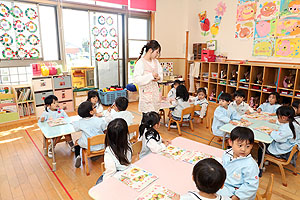 名前の練習頑張っています　ことり