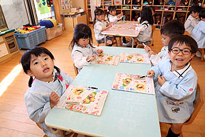 名前の練習頑張っています　ことり