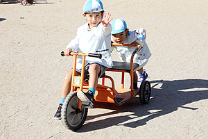 元気いっぱい園庭遊び　年少Aチーム・年中組　NO.1