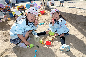 元気いっぱい園庭遊び　年少Aチーム・年中組　NO.1