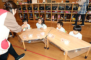 ケーキの制作　ひよこ