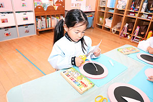 リズムフェスティバルの招待状　ぱんだ・ことり・きりん