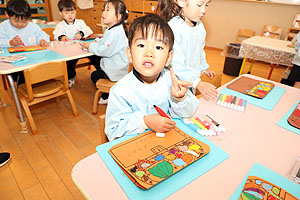 リズムフェスティバルの招待状　ぱんだ・ことり・きりん