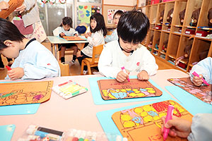 リズムフェスティバルの招待状　ぱんだ・ことり・きりん