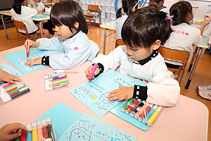 リズムフェスティバルの招待状　さくら・ひまわり