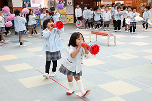 リズムフェスティバルの活動　年中Aチーム