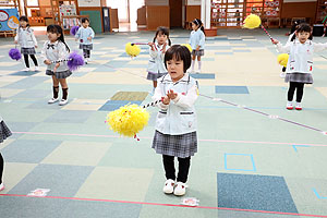 リズムフェスティバルの活動　年中Bチーム