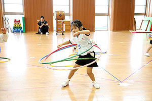 リズムフェスティバルの活動　年長Bチーム