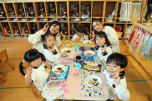 もちつき大会　きりん・ぱんだ・こあら ・ひよこ