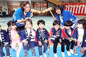 もちつき大会　うさぎ・りす・ことり ・あひる