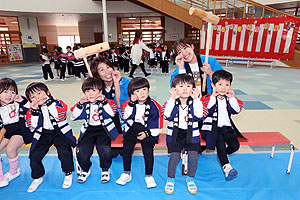 もちつき大会　うさぎ・りす・ことり ・あひる