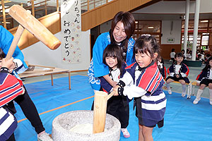 もちつき大会　うさぎ・りす・ことり ・あひる