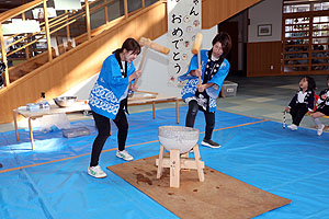 もちつき大会　うさぎ・りす・ことり ・あひる