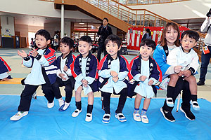 もちつき大会　うさぎ・りす・ことり ・あひる