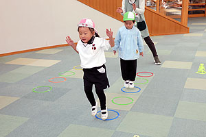 スポーツフェスタ開催　うさぎ・りす・ことり