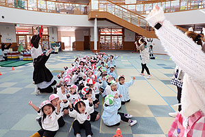 スポーツフェスタ開催　うさぎ・りす・ことり