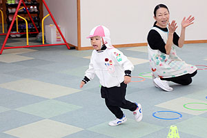 スポーツフェスタ開催　うさぎ・りす・ことり