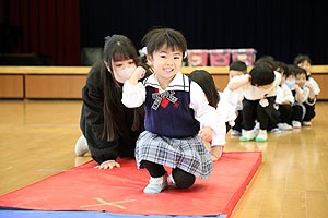 体操教室 ー　跳び箱ー　うさぎ