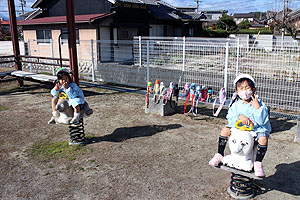 お散歩楽しかったね　こあら・ことり