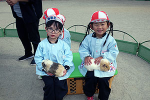 ふれあい動物園　たのしかったね　年少組