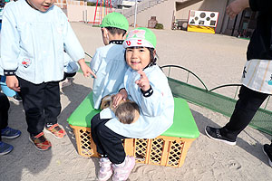 ふれあい動物園　たのしかったね　年長組