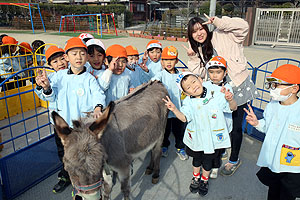 ふれあい動物園　たのしかったね　年長組