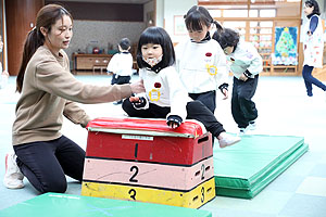 体操教室 　ー跳び箱ー　ぱんだ