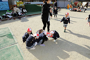 避難訓練がありました　ー地震ー