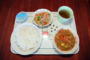 給食参観　給食試食会　E