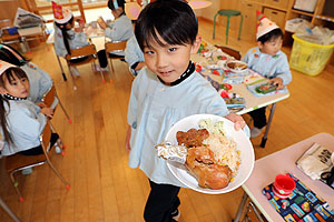 クリスマスランチ♪　年長組