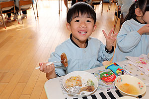 クリスマスランチ♪　年長組