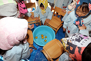 第2回りす組名物あし湯♨　　りす