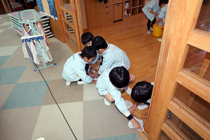 大掃除をしました　うさぎ・たんぽぽ・B・E