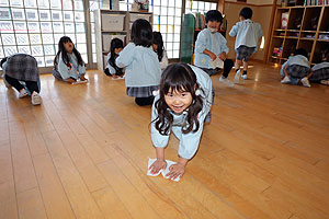 大掃除をしました　うさぎ・たんぽぽ・B・E