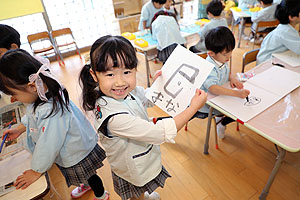 書き初めごっこ　ばら