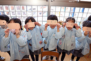 福笑い楽しかったね　すみれ