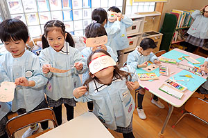 福笑い楽しかったね　すみれ