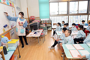 書初め大会　がんばりました　年長組　NO.2