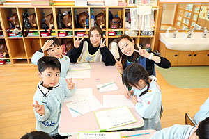 書初め大会　がんばりました　年長組　NO.1