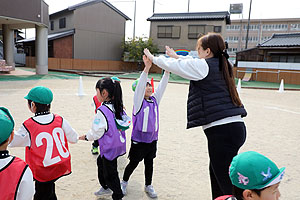 サッカー教室が開かれました　A・B