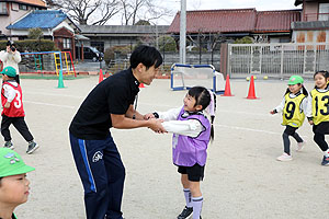 サッカー教室が開かれました　A・B